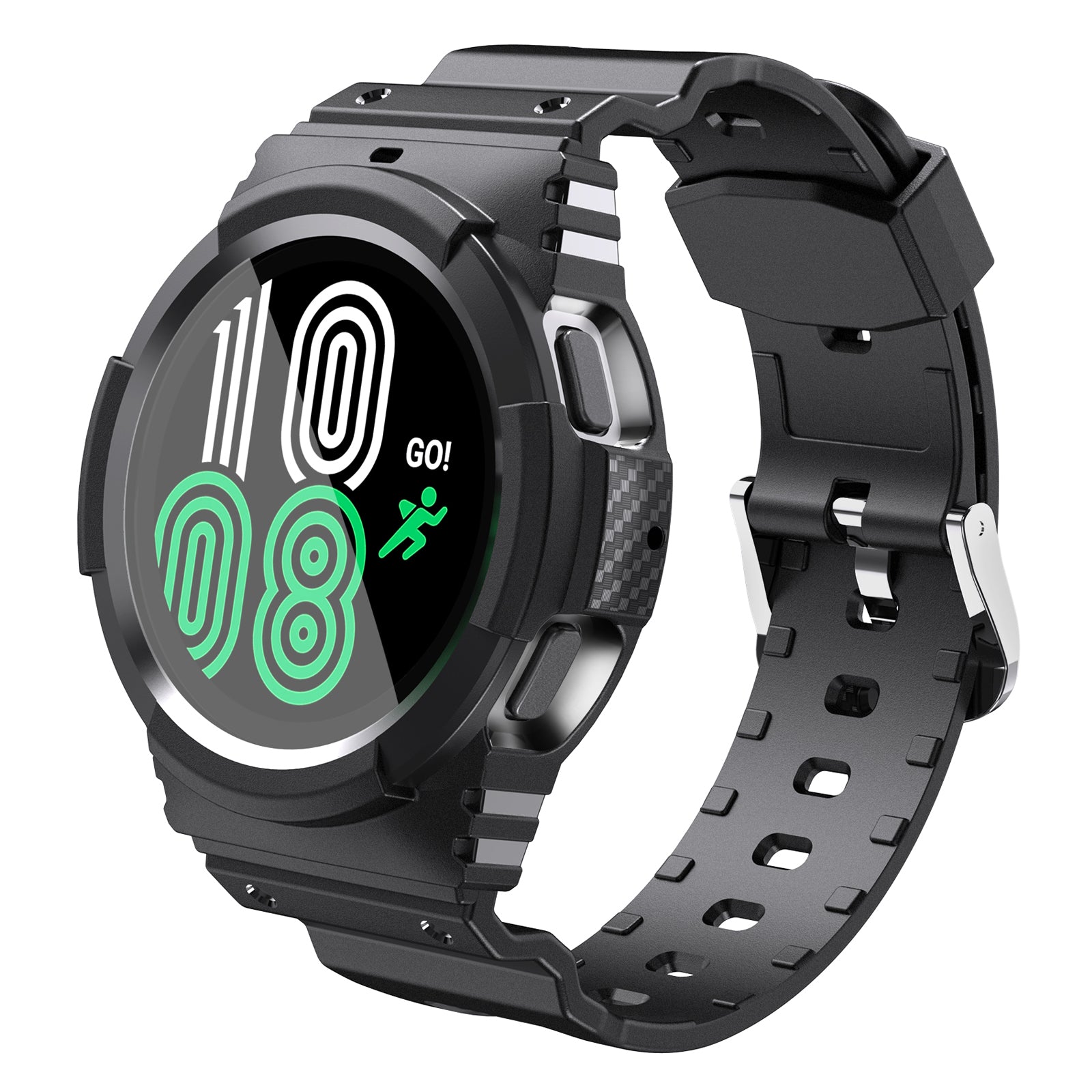 AHASTYLE WG67 Rugged Sport Case with Band Compatible with Samsung Galaxy Watch4 44mm Soft TPU Watch Band Wrist Strap Bumper Cover AHASTYLE WG67 Rugged Sport Case with Band Compatible with Samsung Galaxy Watch4 44mm Soft TPU Watch Band Wrist Strap Bumper Cover